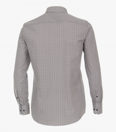 Camasa bumbac barbati VENTI ModernFit maro rombulete [1]