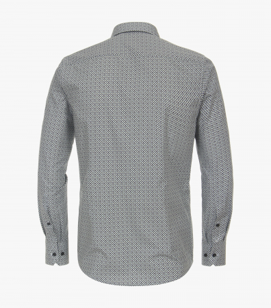 Camasa bumbac barbati VENTI ModernFit verde rombulete [1]