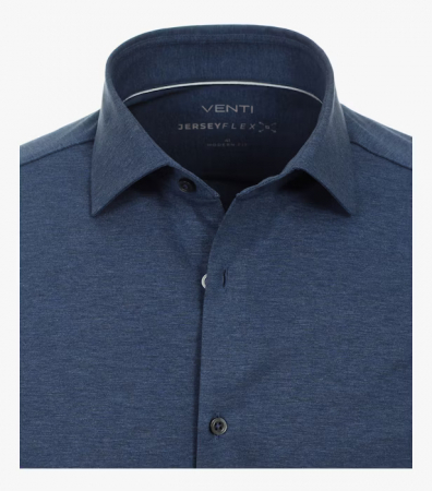 Camasa JERSEYFLEX barbati VENTI ModernFit albastru inchis [2]
