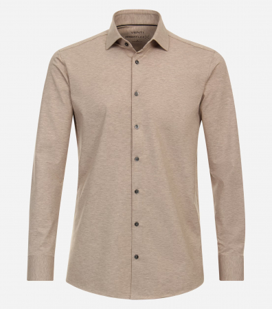 Camasi - Camasa JERSEYFLEX barbati VENTI ModernFit bej