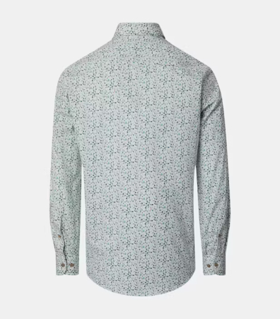 Camasa bumbac barbati CASA MODA verde print geometric [1]