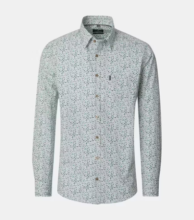 Camasi - Camasa bumbac barbati CASA MODA verde print geometric