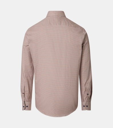 Camasa bumbac barbati CASA MODA portocaliu patratele [1]