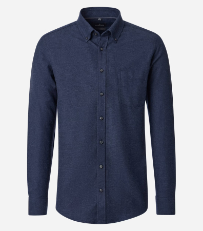 camasi dupa stil - Camasa bumbac barbati CASA MODA CasualFit bleumarin