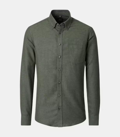 camasi dupa stil - Camasa bumbac barbati CASA MODA CasualFit verde