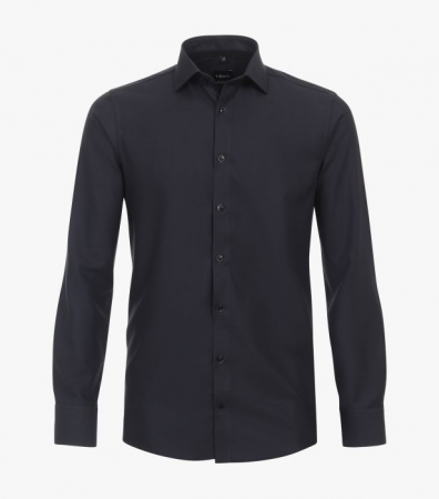Camasi - Camasa bumbac structurat barbati VENTI ModernFit antracit