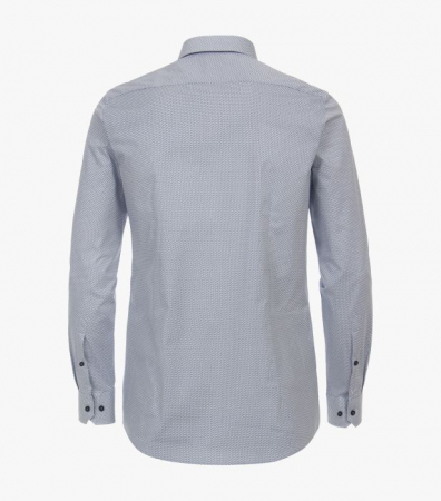 Camasa bumbac barbati VENTI BodyFit albastru cerculete [1]