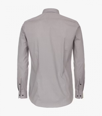 Camasa bumbac barbati VENTI BodyFit rosu cerculete [1]
