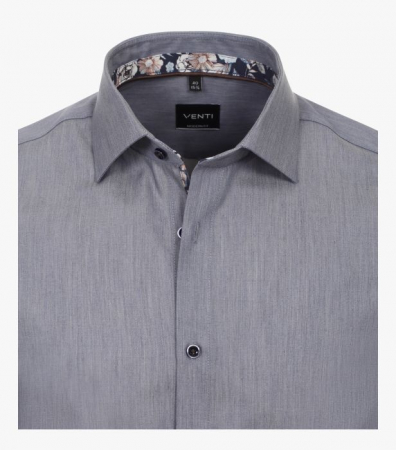 Camasa bumbac barbati VENTI ModernFit gri albastrui [1]