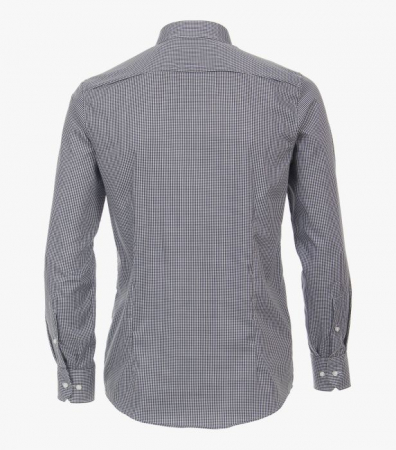 Camasa bumbac barbati VENTI ModernFit bleumarin patratele [2]