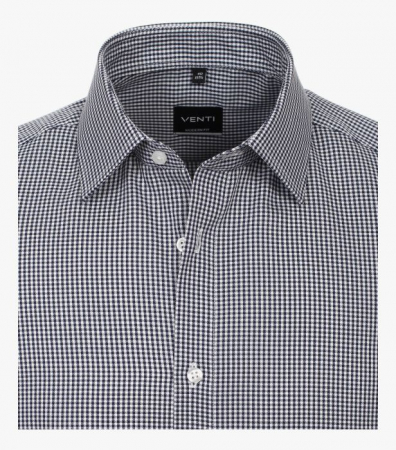 Camasa bumbac barbati VENTI ModernFit bleumarin patratele [1]