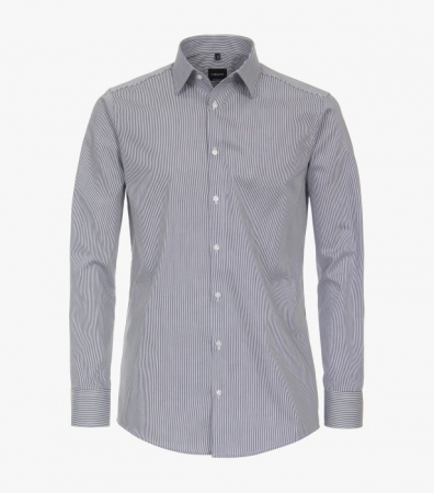 camasi dupa tipul croiului - Camasa bumbac barbati VENTI ModernFit dungulite bleumarin