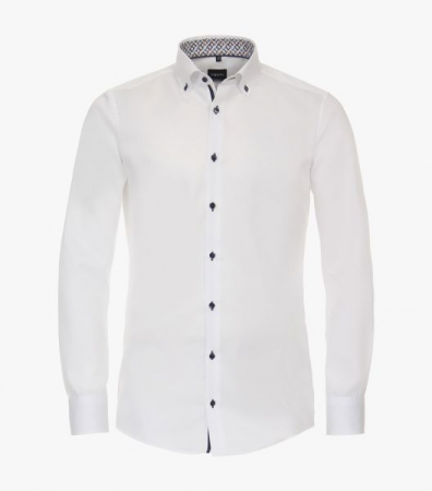 Camasi - Camasa bumbac barbati VENTI ModernFit alb