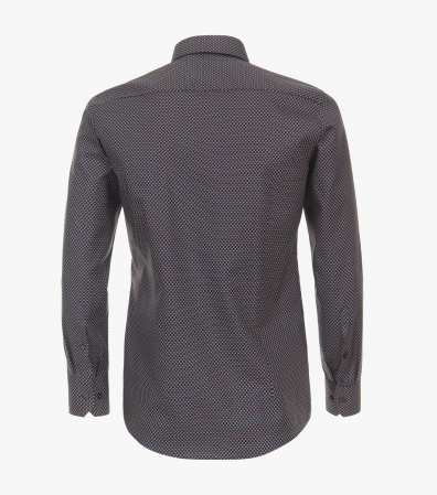 Camasa bumbac barbati VENTI ModernFit cerculete maro [1]