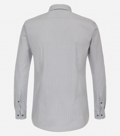 Camasa barbati VENTI BodyFit cerculete albastru/maro [1]