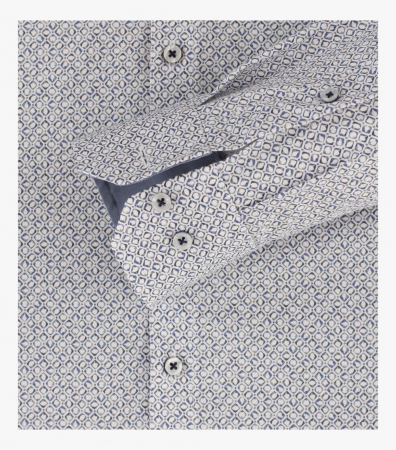 Camasa bumbac barbati VENTI ModernFit albastru patratele [3]