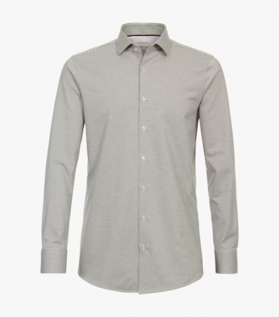 Camasi - Camasa JERSEYFLEX barbati VENTI ModernFit oliv dungulite