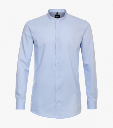 Camasi - Camasa tunica bumbac barbati VENTI BodyFit bleu