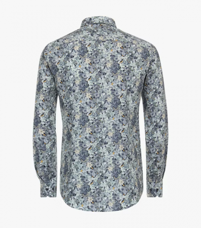 Camasa bumbac barbati CASA MODA ModernFit turcoaz print floral [1]