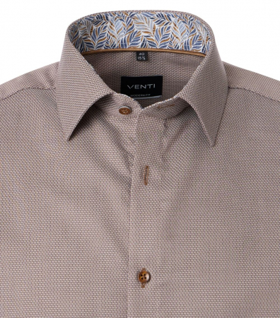 Camasa bumbac barbati VENTI ModernFit bej [2]
