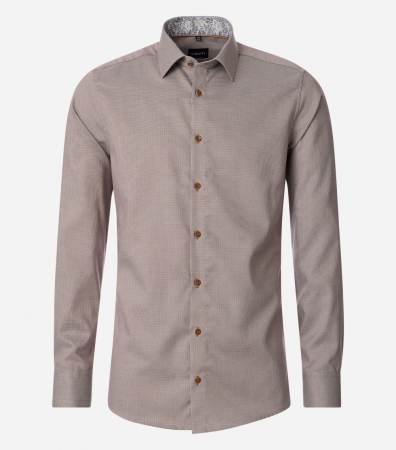 Camasi - Camasa bumbac barbati VENTI ModernFit bej