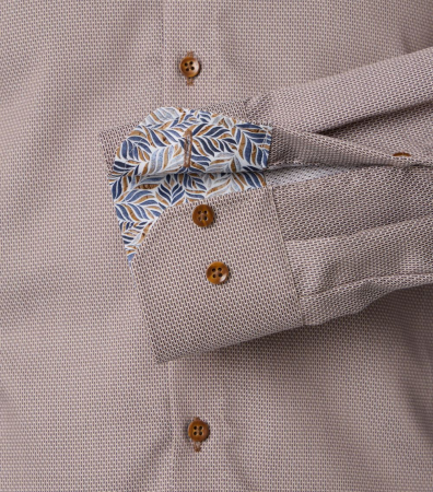 Camasa bumbac barbati VENTI ModernFit bej [3]