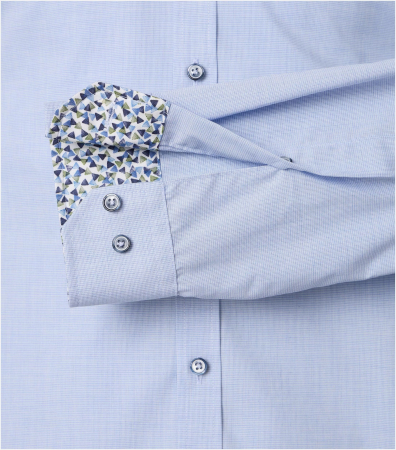 Camasa bumbac barbati CASA MODA BodyFit bleu [3]