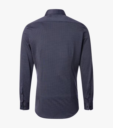 Camasa jereseu barbati VENTI BodyFit bleumarin patratele [1]