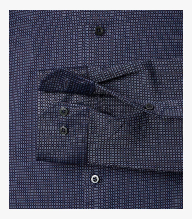 Camasa jereseu barbati VENTI BodyFit bleumarin patratele [3]