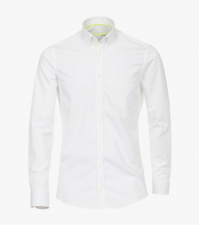 camasi casual - Camasa barbati VENTI Sneakers ModernFit alba