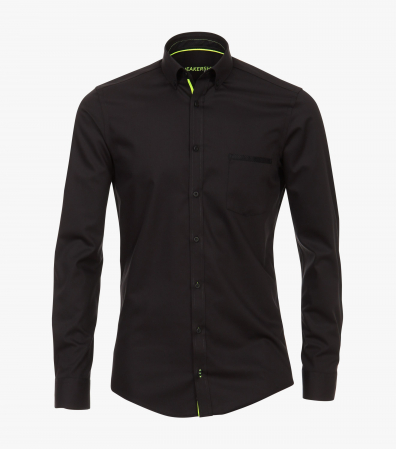 camasi casual - Camasa barbati VENTI Sneakers ModernFit neagra