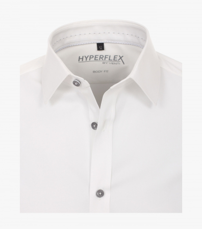 Camasa barbati VENTI Hyperflex Body Fit alba [2]