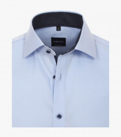 Camasa bumbac barbati VENTI Modern Fit bleu [2]