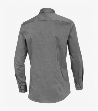 Camasa bumbac barbati VENTI Modern Fit gri inchis [1]