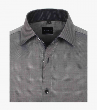Camasa bumbac barbati VENTI Modern Fit gri inchis [2]