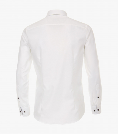 Camasa bumbac barbati VENTI Modern Fit uni alba [1]