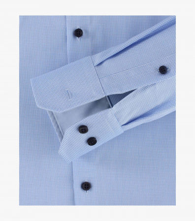 Camasa bumbac barbati VENTI Modern Fit bleu [3]