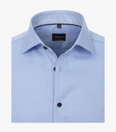 Camasa bumbac barbati VENTI Modern Fit bleu [2]