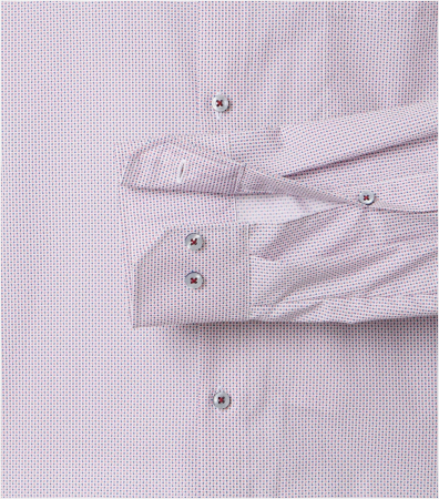 Camasa bumbac barbati  VENTI ModernFit roz rombulete [3]