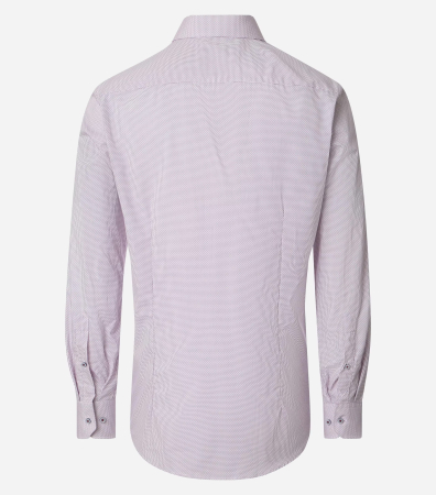 Camasa bumbac barbati  VENTI ModernFit roz rombulete [1]