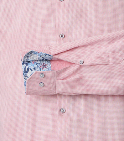 Camasa bumbac barbati VENTI ComfortFit roz [3]