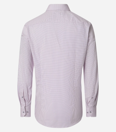 Camasa bumbac barbati  VENTI ComfortFit roz rombulete [1]