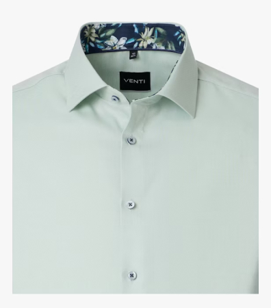 Camasa bunbac BOB IRON barbati VENTI ModernFit verde [2]