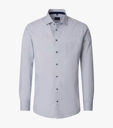 camasi maneca lunga - Camasa bumbac NON IRON barbati VENTI ModernFit albastru print floral