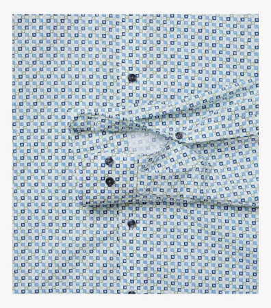 Camasa bumbac NON IRON barbati VENTI ComfortFit verde/albastru patratele [3]