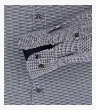 Camasa bumbac barbati CASA MODA ComfortFit bleumarin rombulete [3]