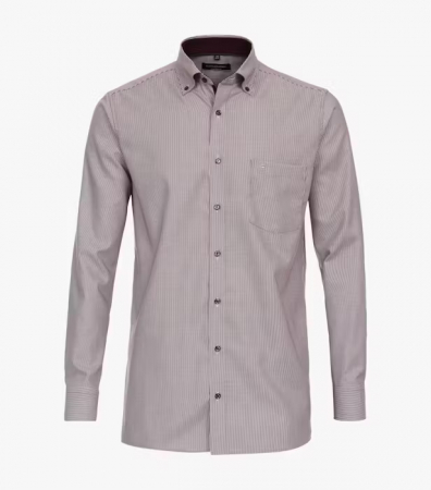 camasi croi comfort - Camasa bumbac barbati CASA MODA ComfortFit visiniu dungulite