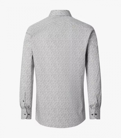 Camasa bumbac barbati CASA MODA ModernFit albastru/bej print floral [1]