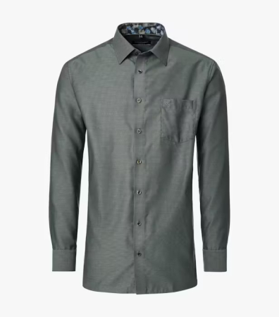 Camasi - Camasa bumbac barbati CASA MODA ComfortFit verde inchis