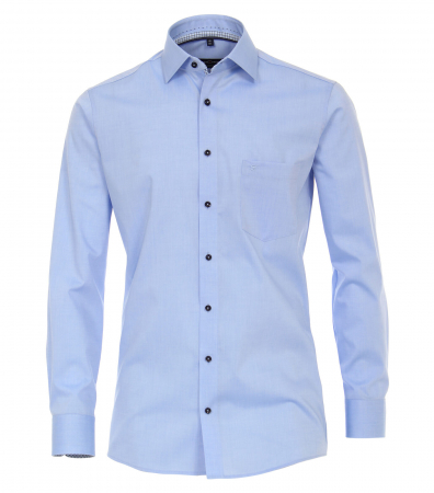 camasi maneca lunga - Camasa bumbac NON IRON barbati CASA MODA Modern Fit albastra